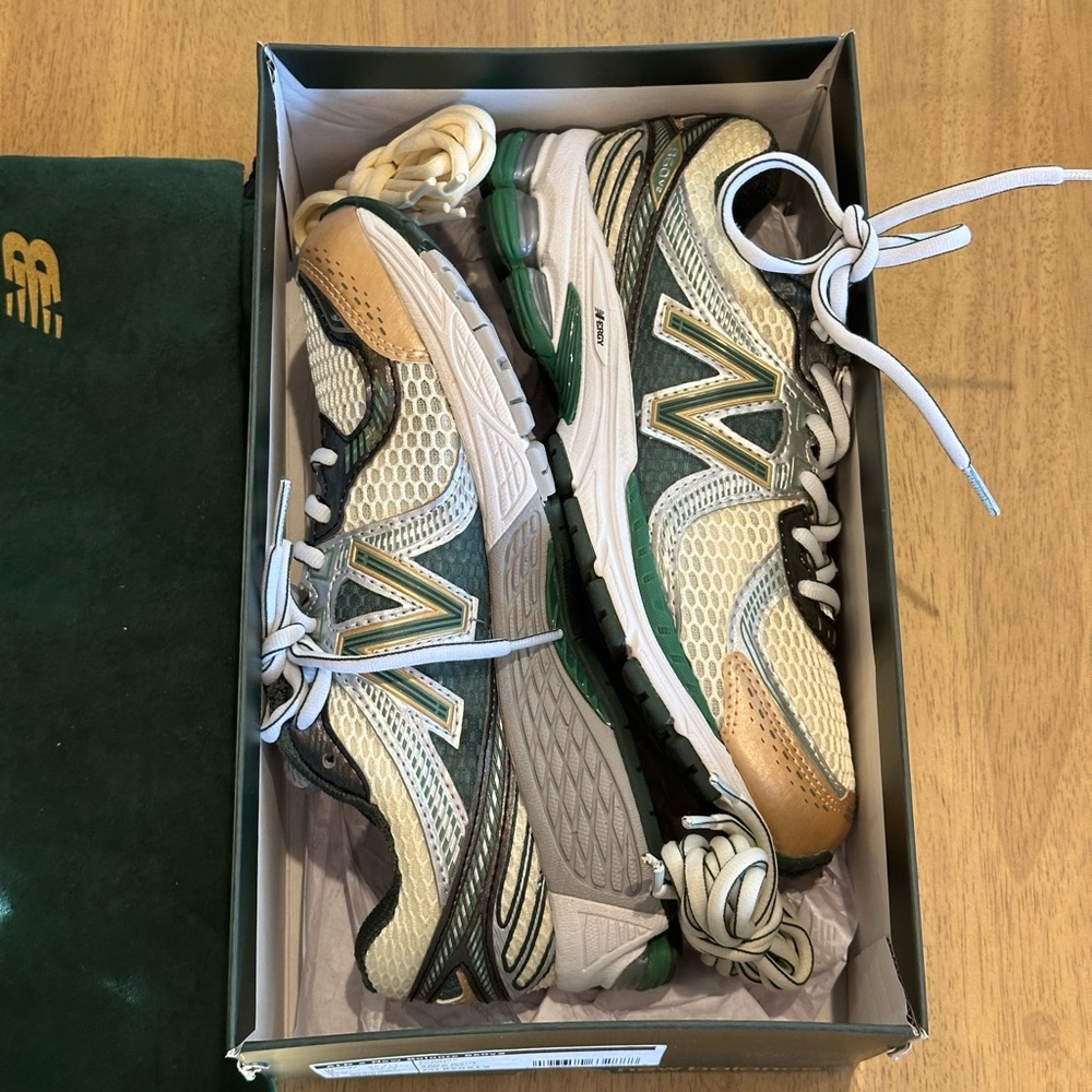 Aime Leon Dore x New Balance 860v2 Green Size 5, Like New - Picture 3 of 10